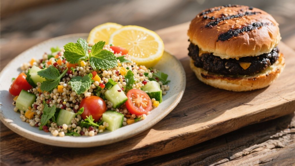 quinoa salad with herbs