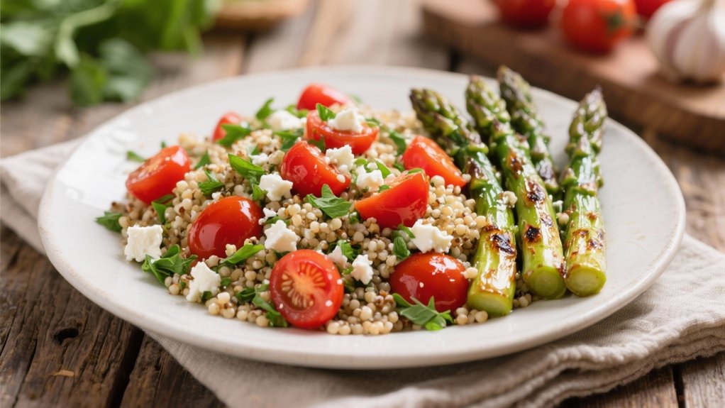 quinoa salad with tomatoes