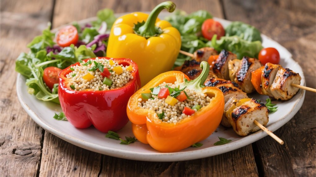 quinoa stuffed bell peppers