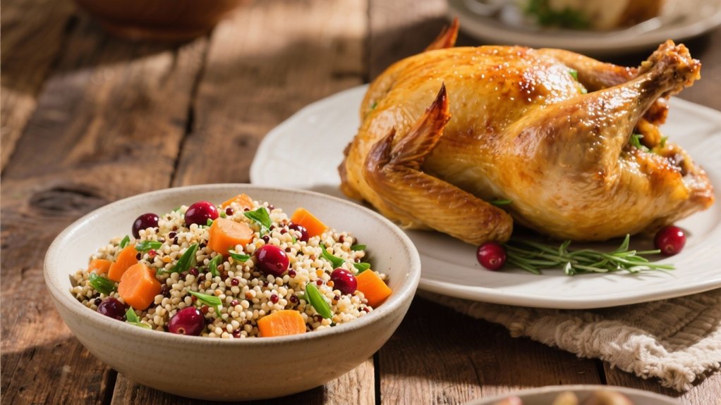 quinoa stuffing with herbs