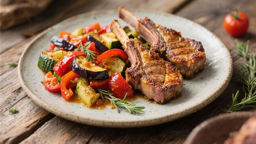 ratatouille enhances lamb dinners