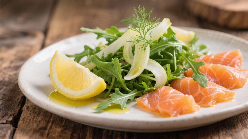 refreshing arugula fennel salad