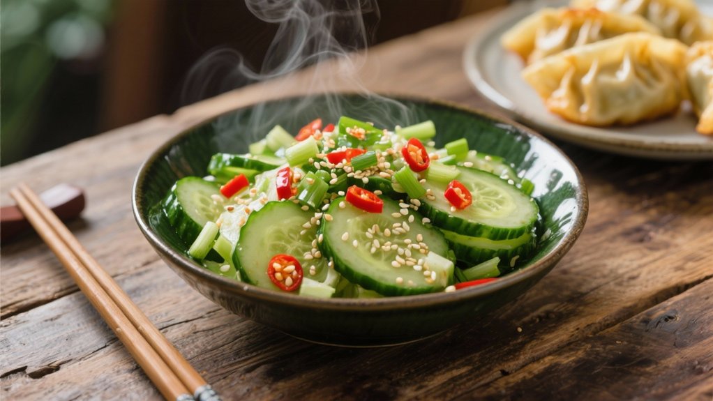 refreshing asian cucumber salad