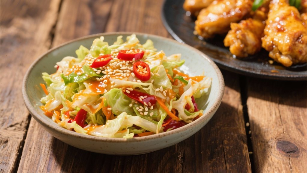refreshing crunchy cabbage slaw