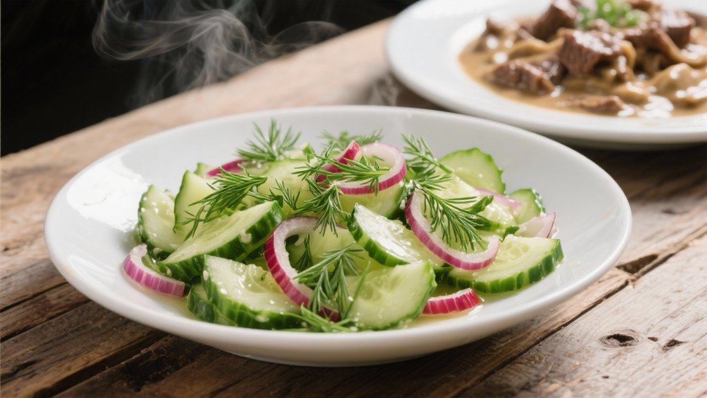 refreshing cucumber dill salad