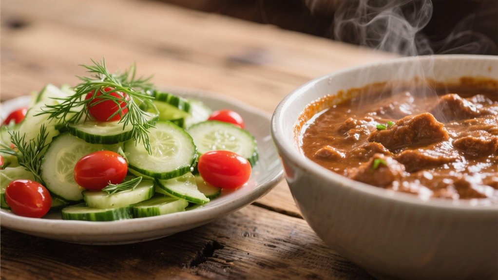 refreshing cucumber salad pairing