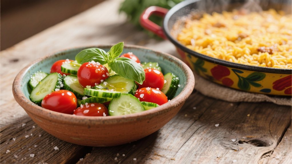 refreshing cucumber tomato salad