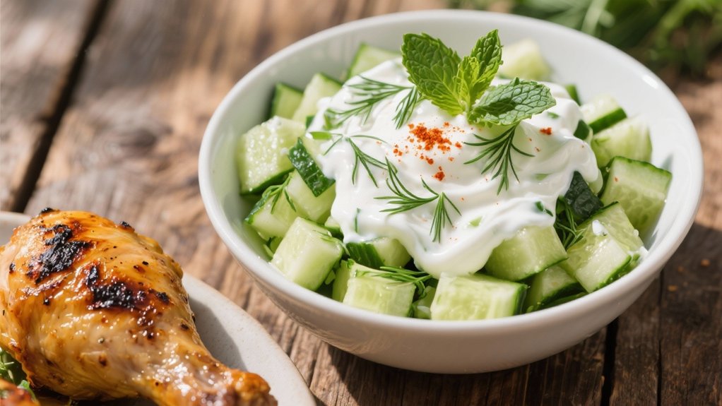 refreshing cucumber yogurt salad