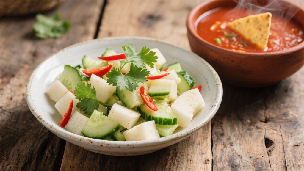 refreshing jicama cucumber salad