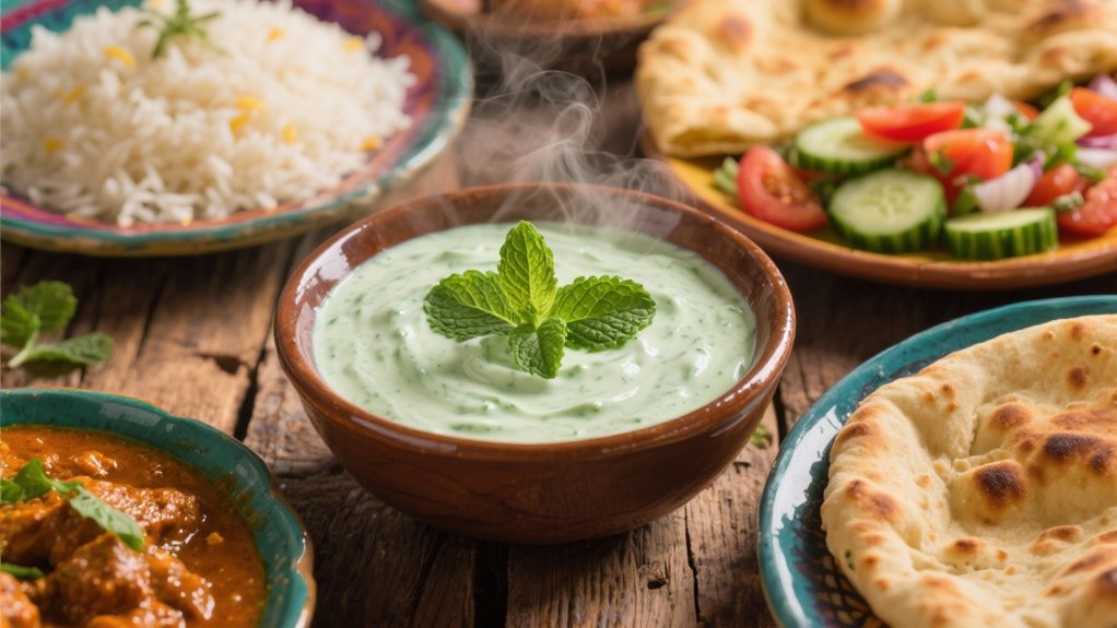 refreshing mint yogurt sauce