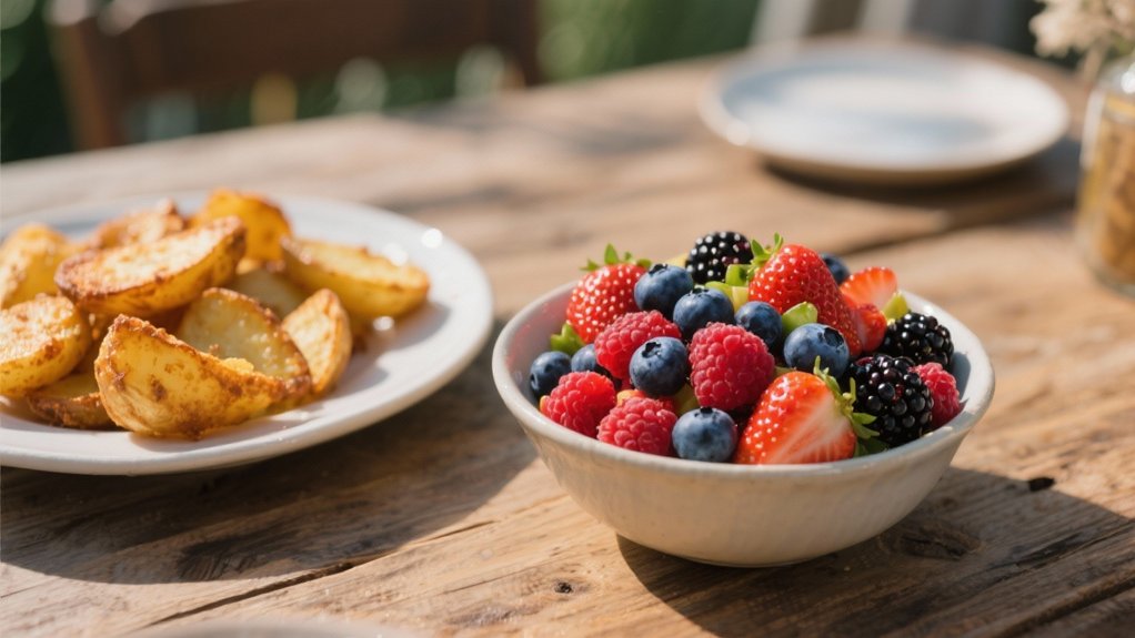 refreshing mixed berry salad