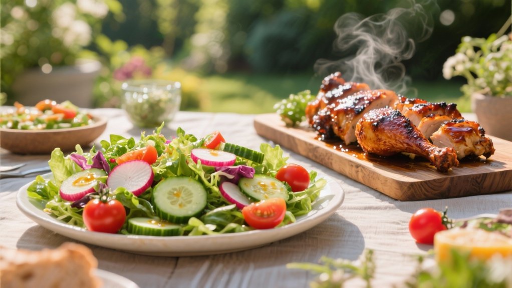 refreshing salad complements bbq