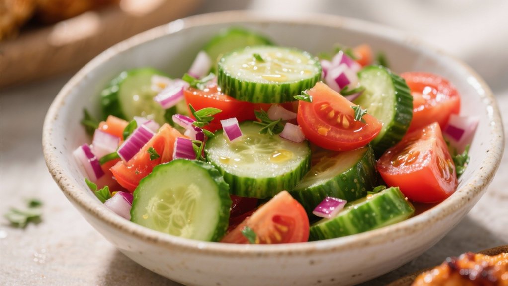 refreshing salad complements spice
