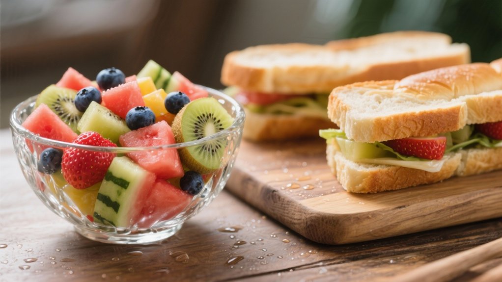 refreshing seasonal fruit salad