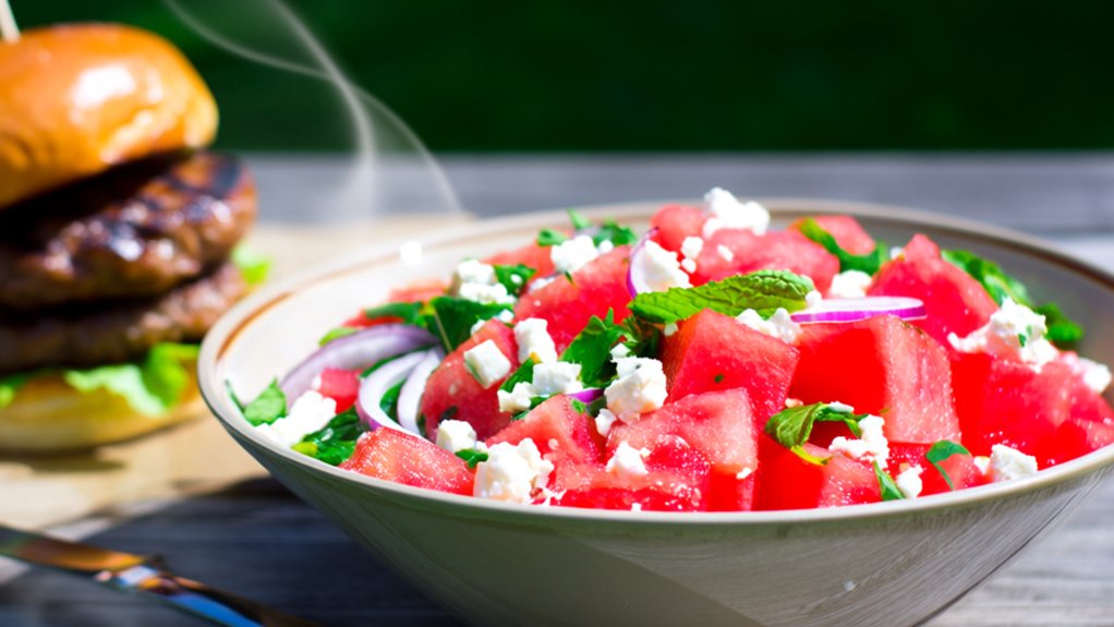 refreshing summer watermelon salad