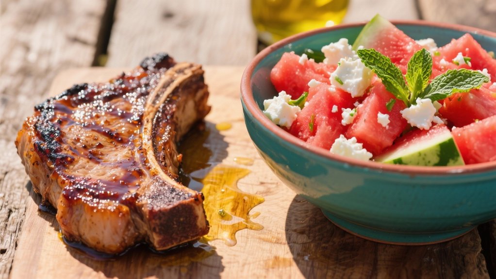 refreshing summer watermelon salad