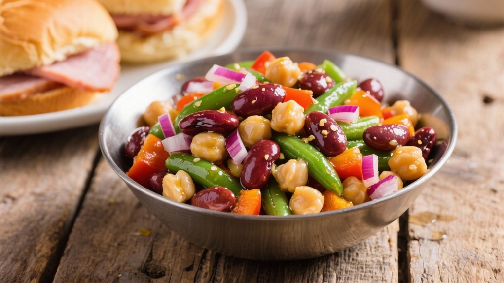 refreshing three bean salad