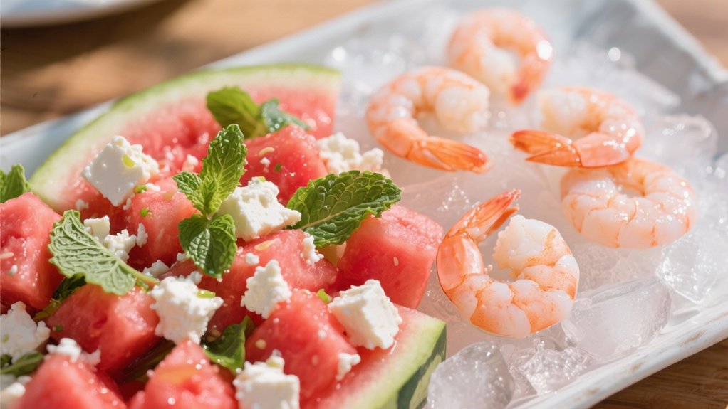 refreshing watermelon feta salad