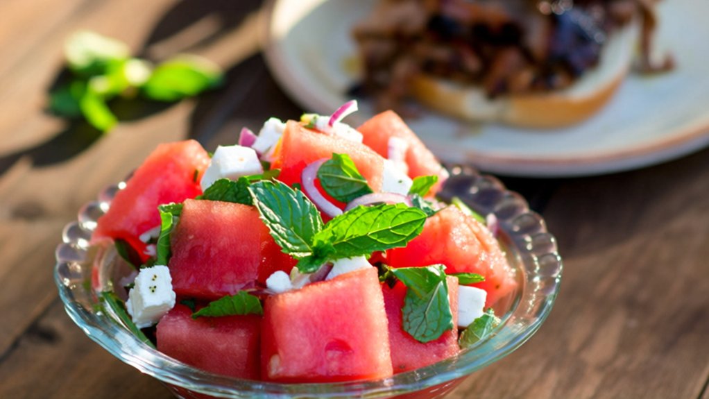 rejuvenating summer watermelon salad