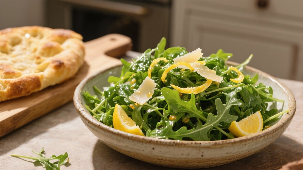 revitalizing arugula lemon salad