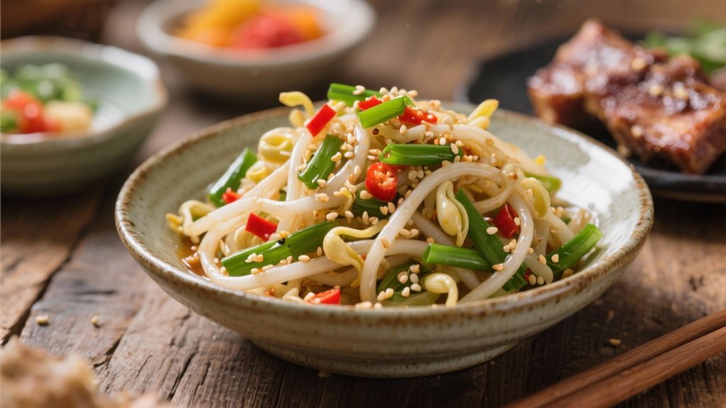 revitalizing crunchy bean sprout salad