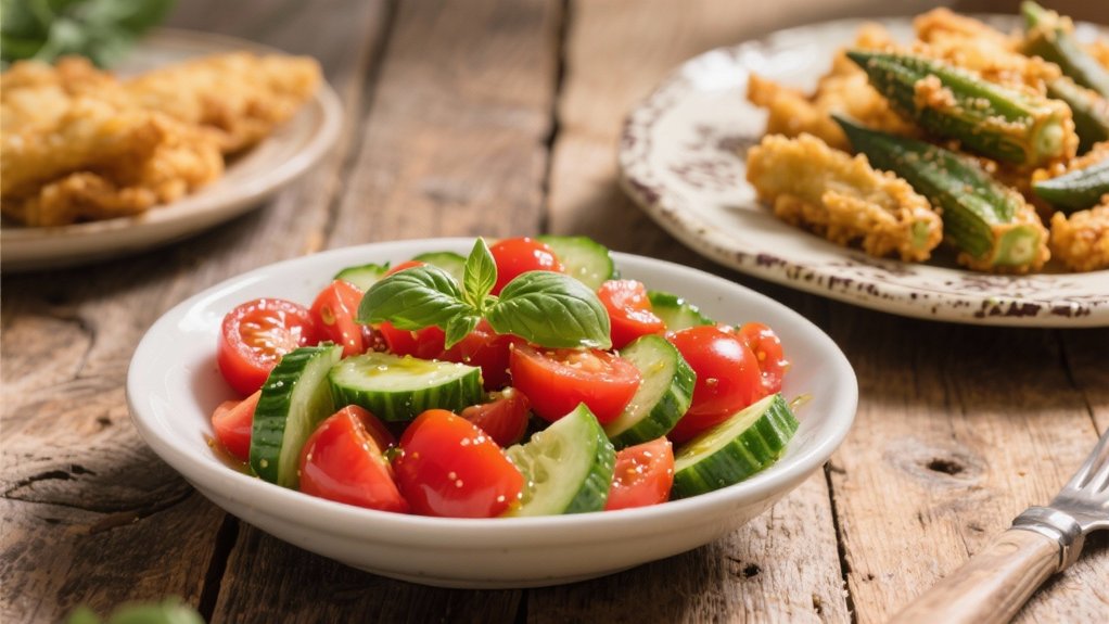 revitalizing vibrant salad contrast