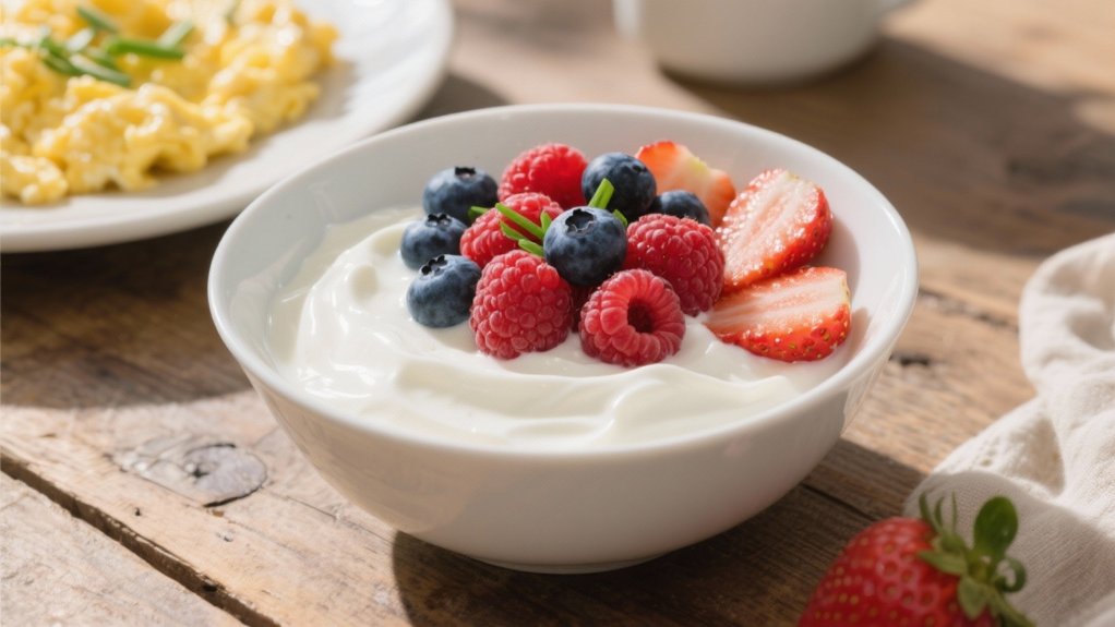 revitalizing yogurt and berries
