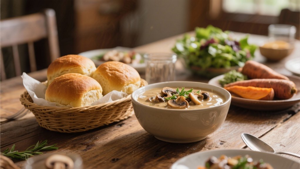rich creamy mushroom gravy