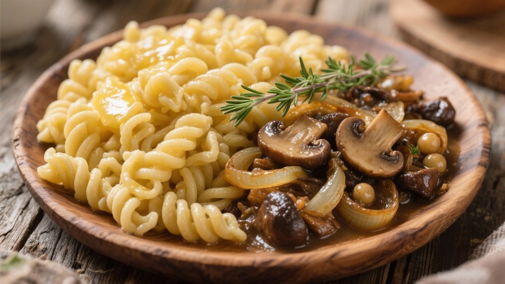 rich savory mushroom dish