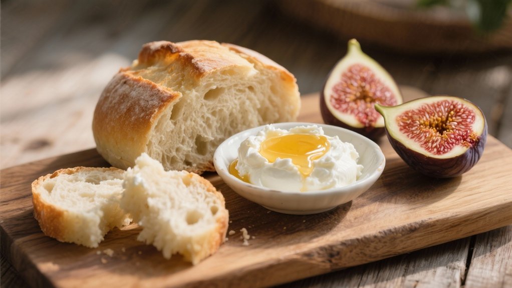 ricotta honey figs ciabatta