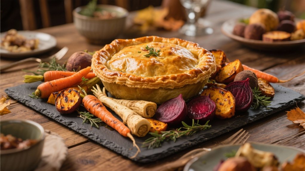 roast colorful root vegetables