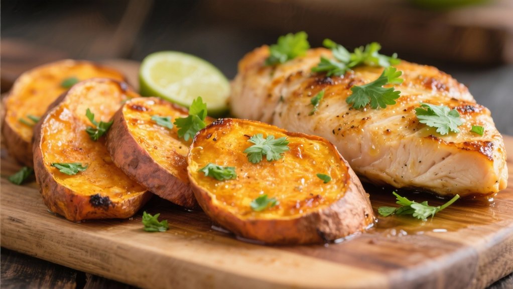 roast sweet potatoes simply