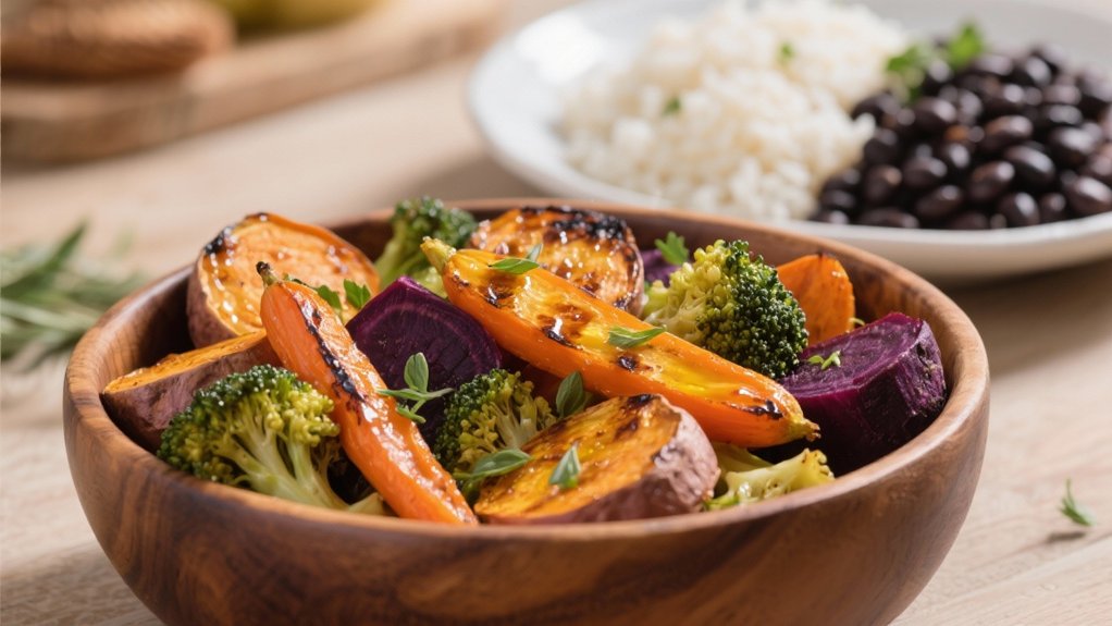 roast vibrant seasonal vegetables
