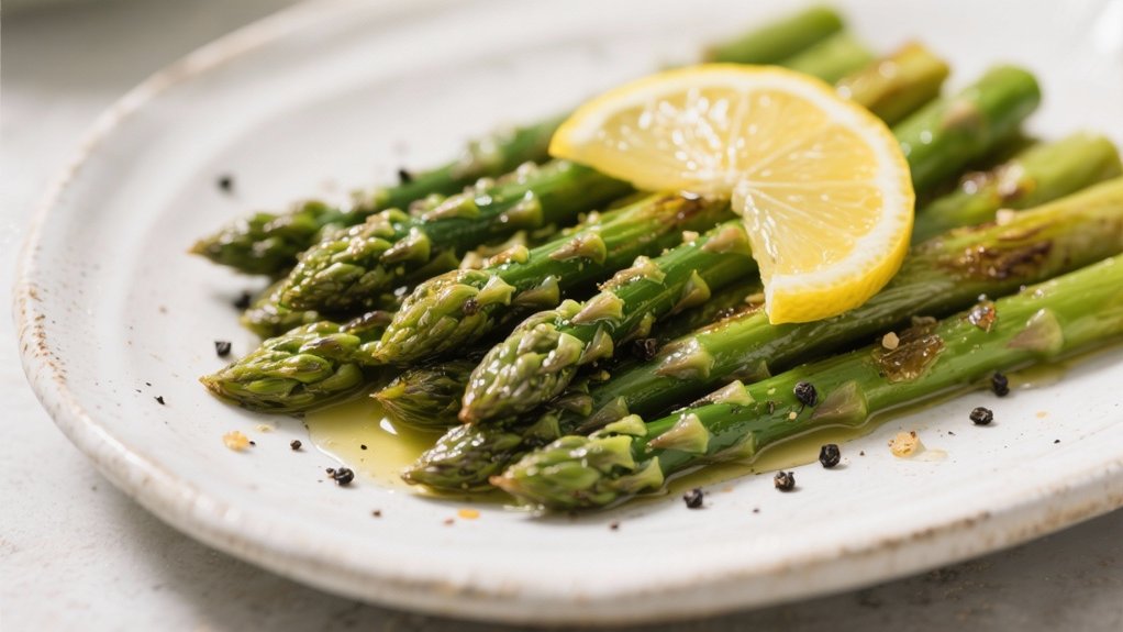 roasted asparagus enhances brunch