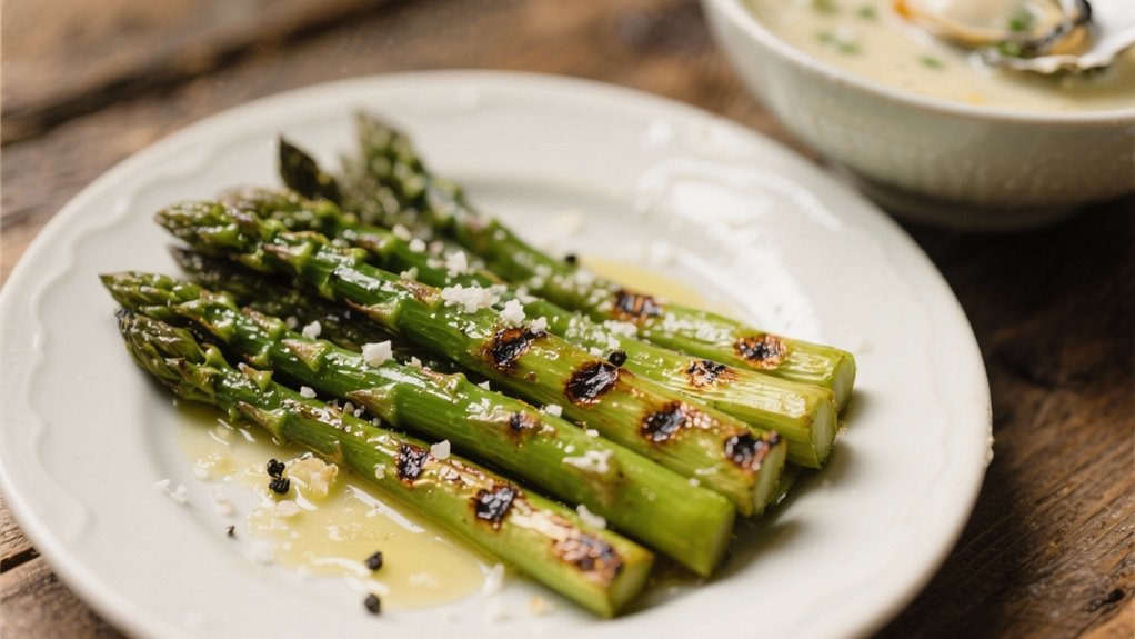 roasted asparagus enhances dining