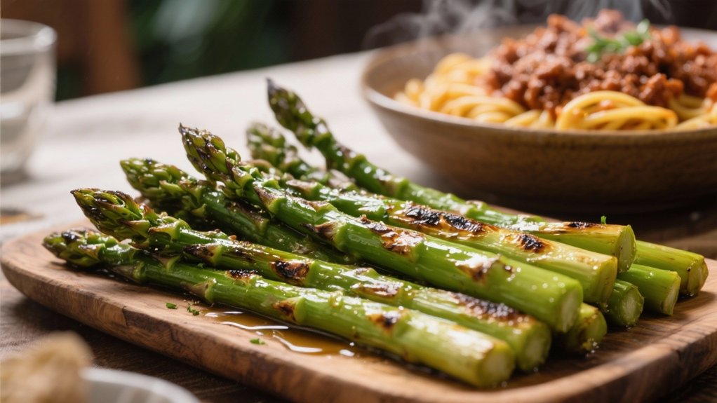 roasted asparagus for bolognese