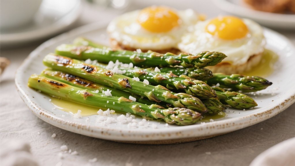roasted asparagus for breakfast