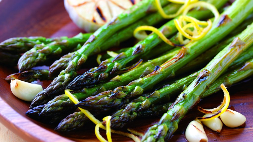 roasted asparagus with garlic