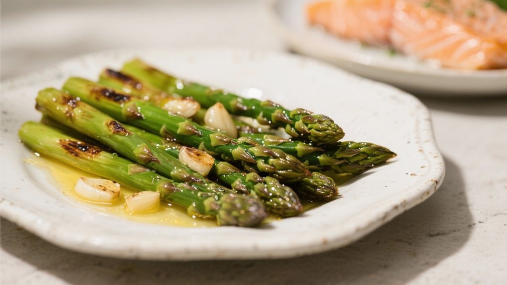 roasted asparagus with garlic