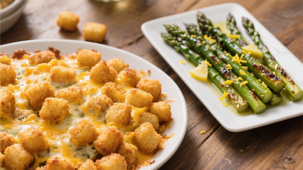 roasted asparagus with lemon