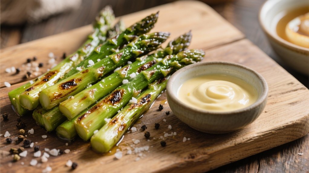 roasted asparagus with lemon