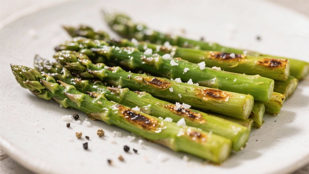 roasted asparagus with lemon