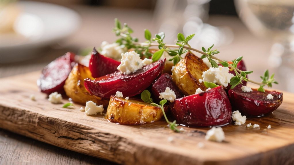 roasted beets goat cheese