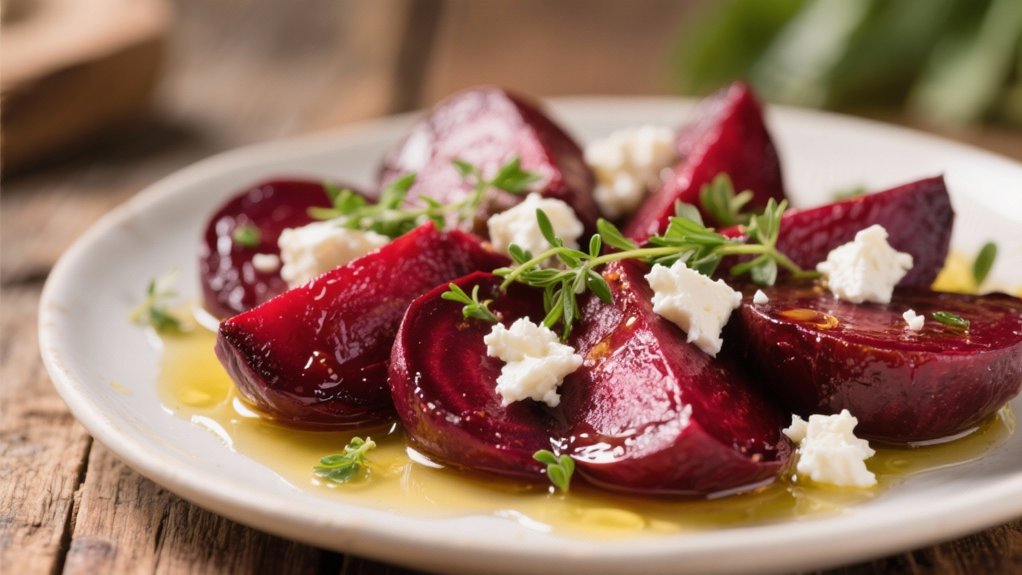 roasted beets goat cheese