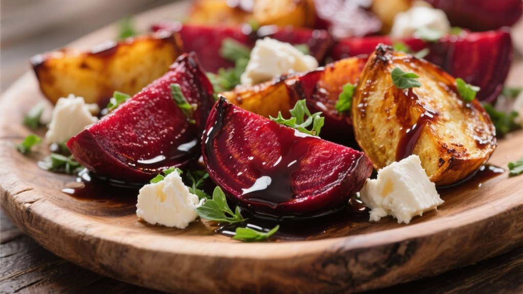 roasted beets with balsamic