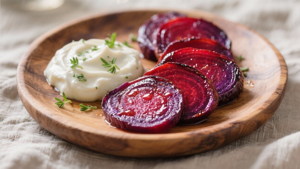 roasted beets with horseradish