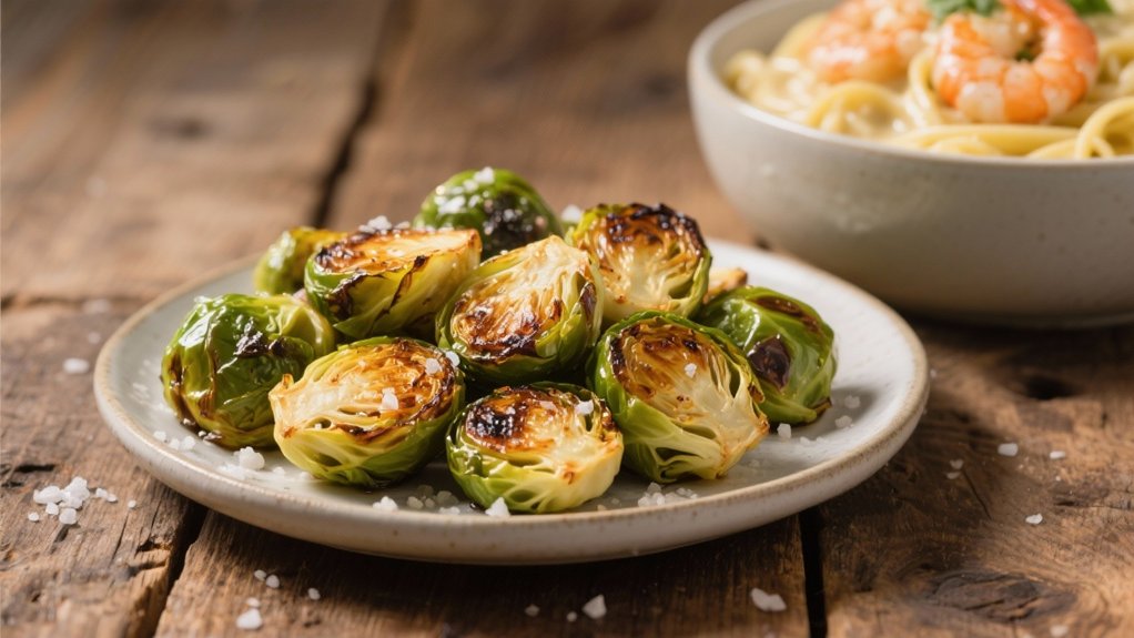 roasted brussels sprouts contrast richness