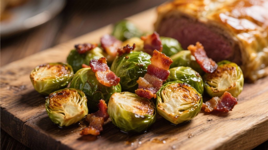 roasted brussels sprouts with bacon