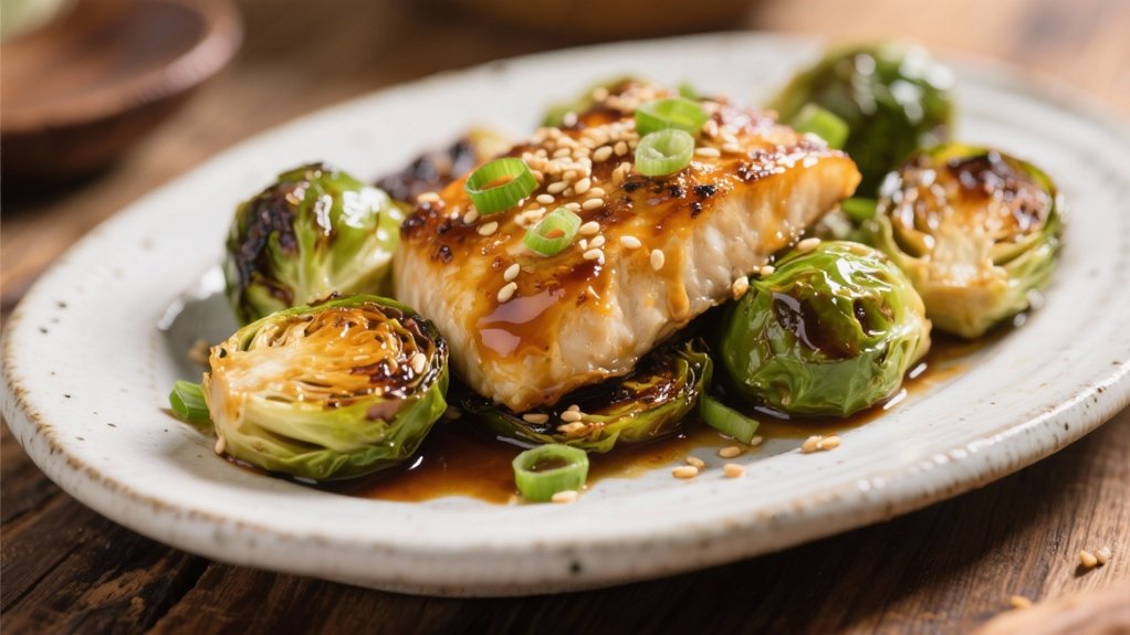 roasted brussels sprouts with glaze
