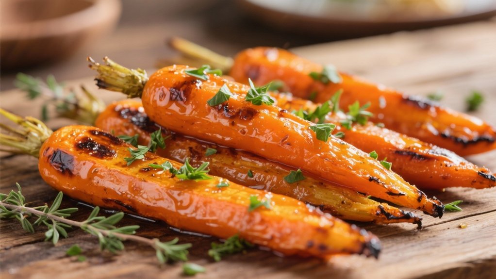 roasted carrots with herbs